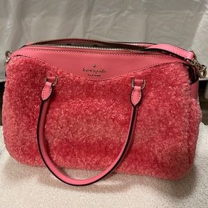 Kate spade Fuzzy Pink Purse